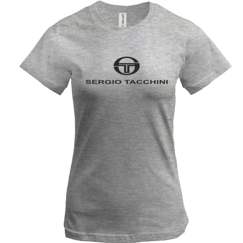 Жіноча футболка, Сірий меланж, Sergio Tacchini