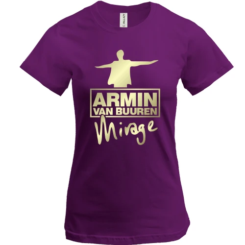 Жіноча футболка, фіолетовий, Armin Van Buuren Mirage