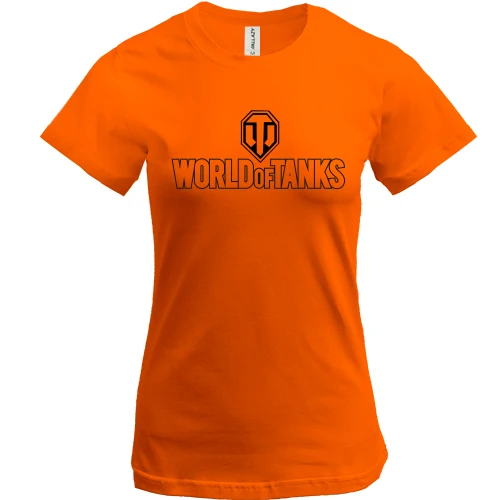 Жіноча футболка з логотипом World of Tanks