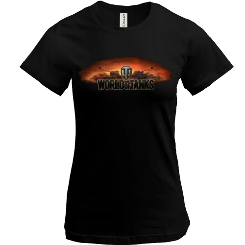 Женская футболка, Черный, World of Tanks 3
