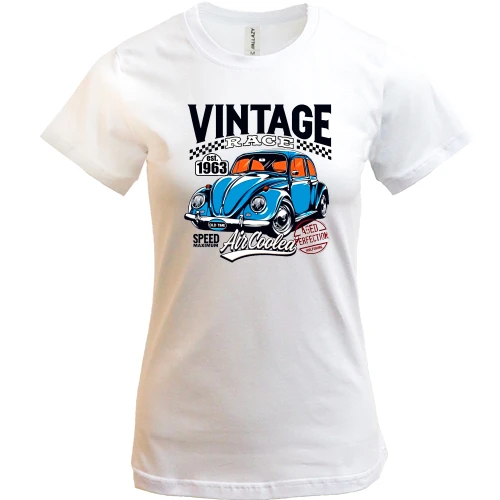 Жіноча футболка Volkswagen Beetle - Vintage Race