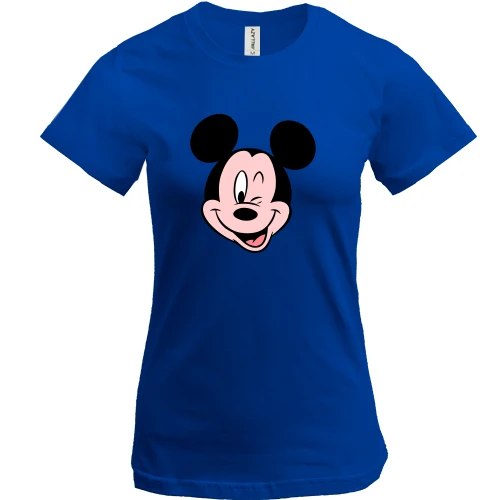 Женская футболка, Синий, Mickey Mouse 2