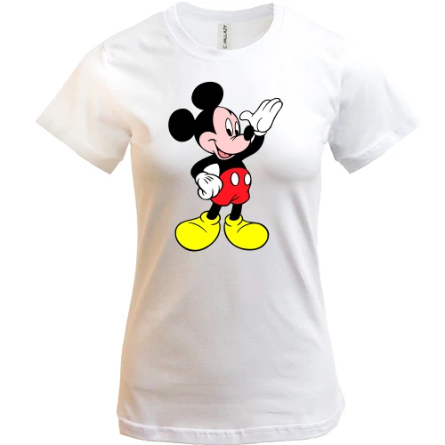 Жіноча футболка, Білий, Mickey Mouse 3
