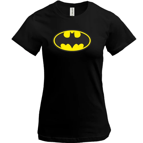 Женская футболка, синий, - Batman
