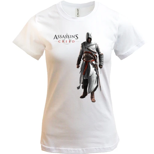 Женская футболка, Белый, Assassin’s Creed Altair