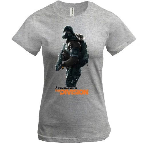 Женская футболка, Серый меланж, Tom Clancy's The Division (2)