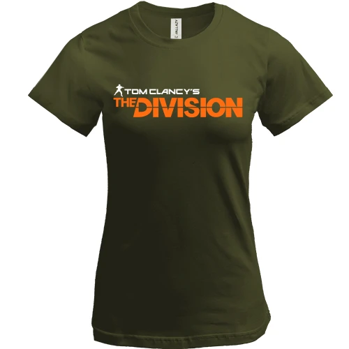 Женская футболка, Хаки, Tom Clancy's The Division Logo