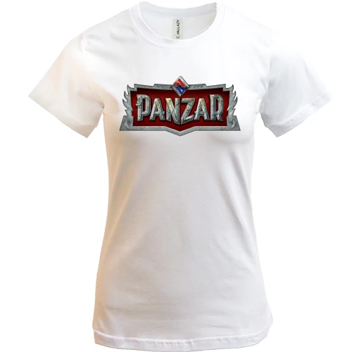 Женская футболка, Белый, Panzar