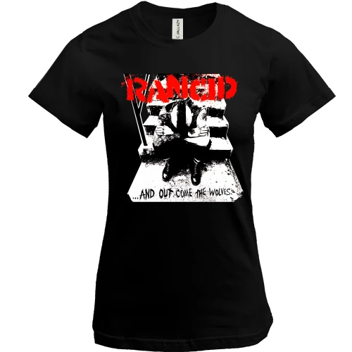 Женская футболка, Черный, Rancid