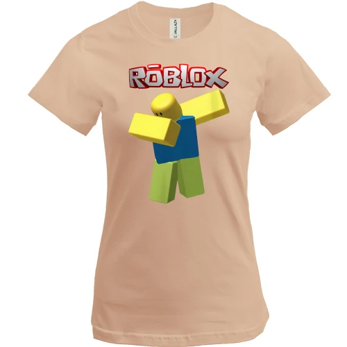 Женская футболка, Белый, Roblox Dab