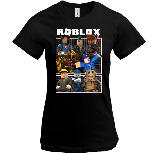 Женская футболка, Черный, Roblox Team (2)