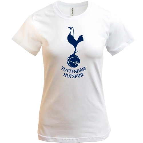 Женская футболка, Белый, ФК Тоттенхэм