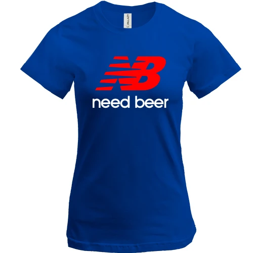 Жіноча футболка NB - Need Beer