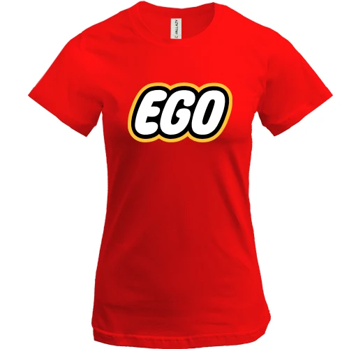 Жіноча футболка, Червоний, EGO