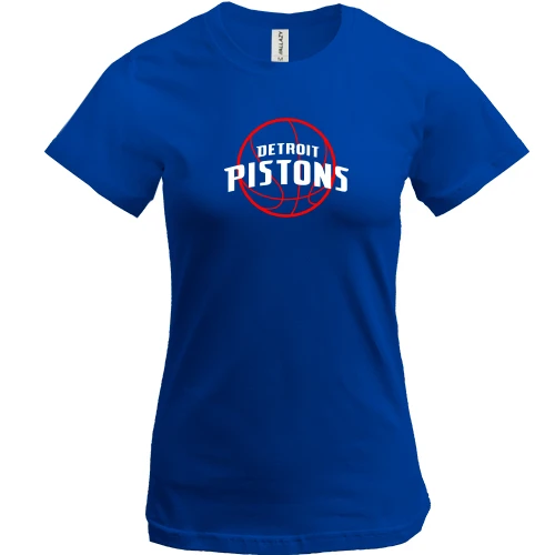 Женская футболка Detroit Pistons