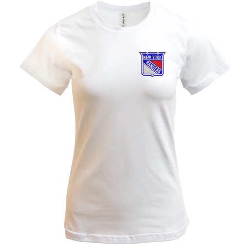 Женская футболка, Белый, New York Rangers 2