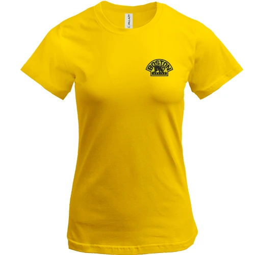 Женская футболка Boston Bruins медведь