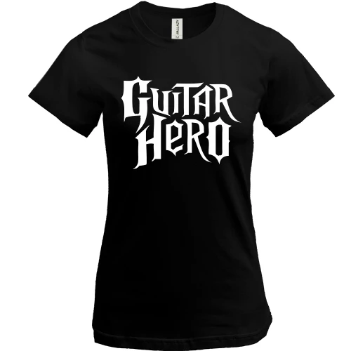 Женская футболка, Черный, Guitar Hero