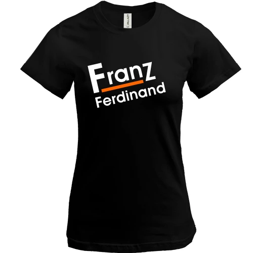 Женская футболка, Черный, Franz Ferdinand