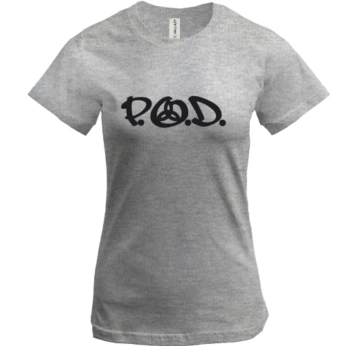 Женская футболка, Белый, P. O. D.