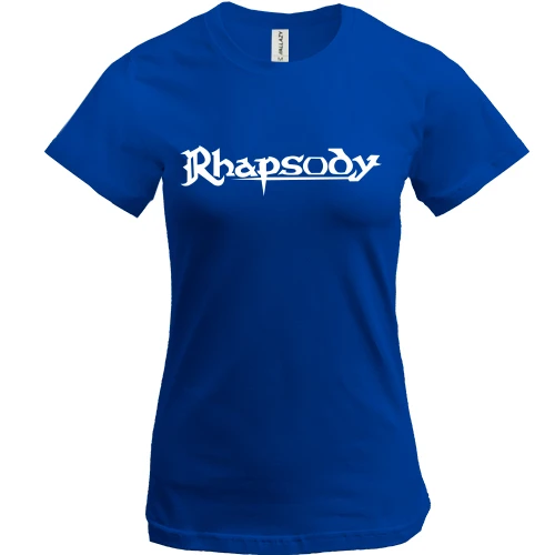 Женская футболка, Синий, Rhapsody