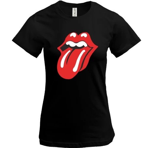 Женская футболка, Черный, Rolling Stones
