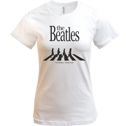 Жіноча футболка, Білий, The Beatles AR