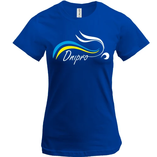 Жіноча футболка, Синій, Dnipro