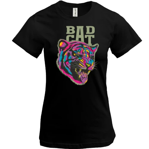Жіноча футболка Bad Cat