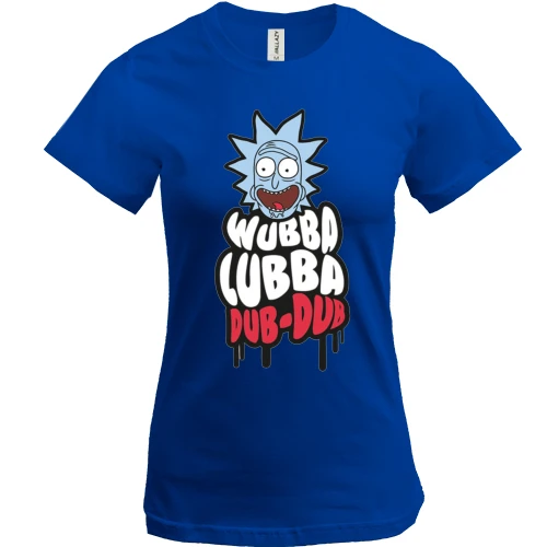 Женская футболка Wubba Lubba Dub-Dub