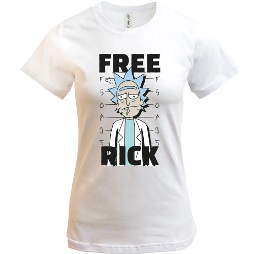 Женская футболка Free Rick