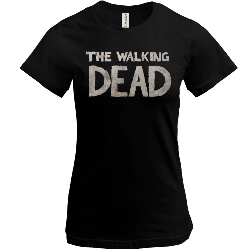 Женская футболка с надписью The Walking Dead