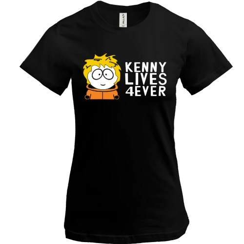 Жіноча футболка Kenny lives forever