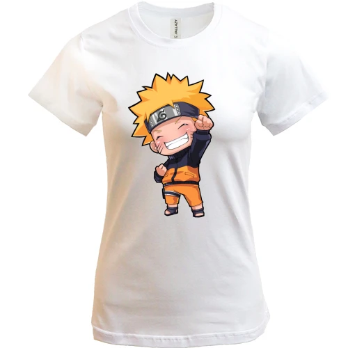 Женская футболка, Белый, Naruto