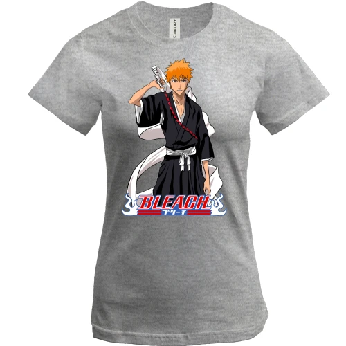 Женская футболка Bleach - Ичиго Куросаки