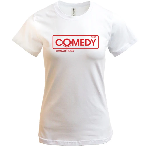 Женская футболка, Синий, Comedy Club