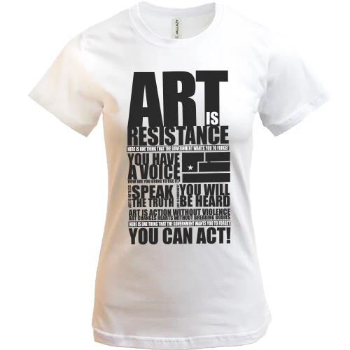 Женская футболка, Синий, Art