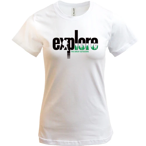 Жіноча футболка Explore - The Great Outdoor