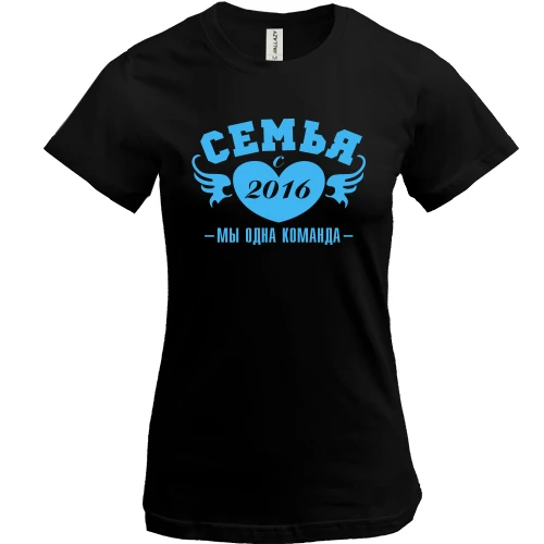Женская футболка Семья с 2016