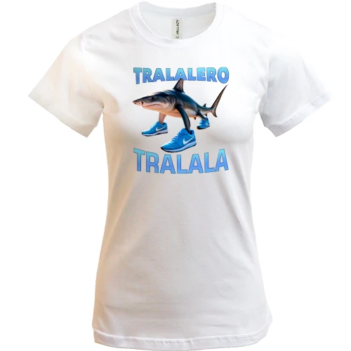 Женская футболка, Белый, Tralaleo Tralala (2)