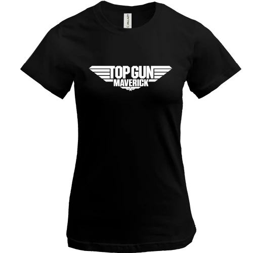 Женская футболка, черный, Top Gun Maverick