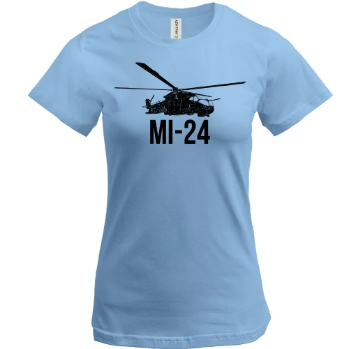 Жіноча футболка, Синій, MI-24