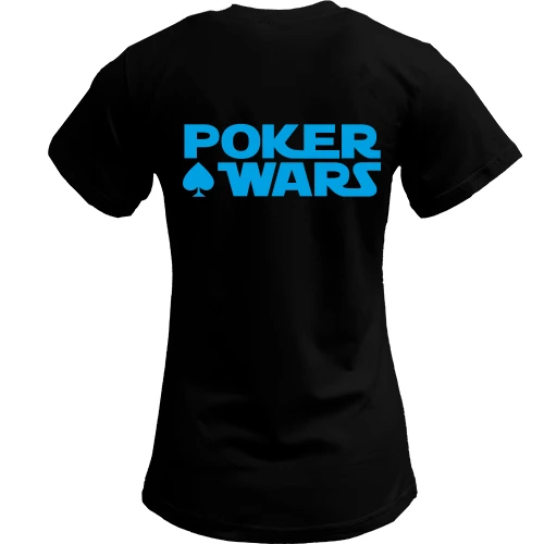Женская футболка, Черный, Poker WARS 2