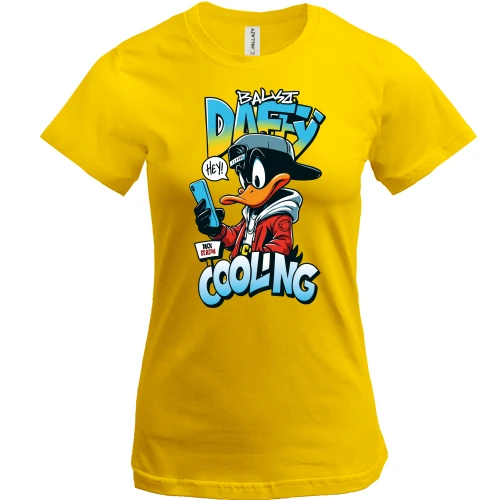 Женская футболка, Желтый, Daffy Cooling