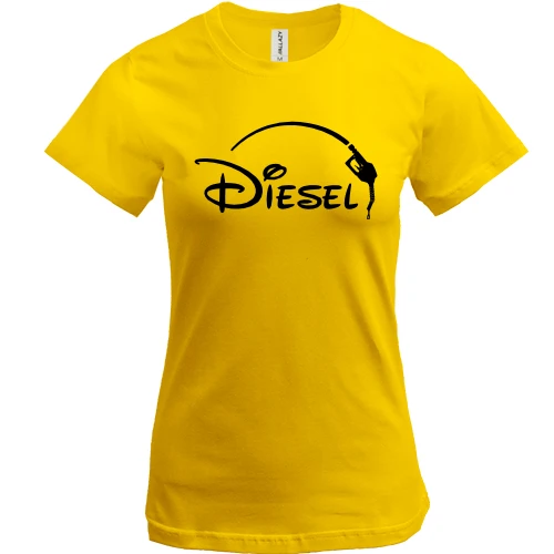 Женская футболка Diesel (Disney Style)
