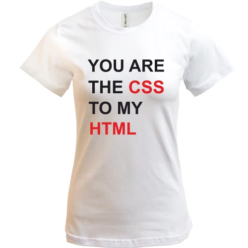 Жіноча футболка CSS+HTML