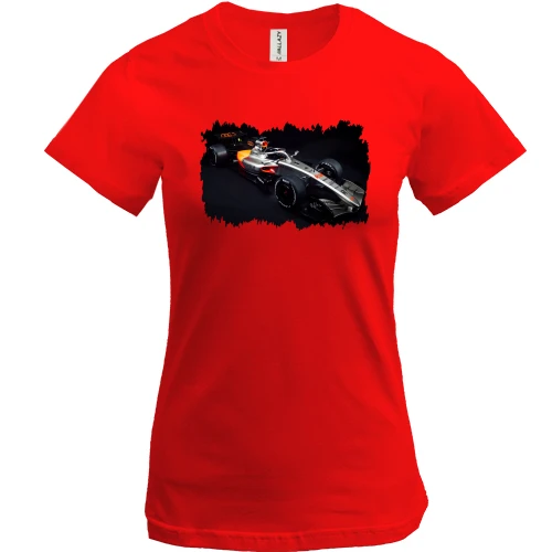 Жіноча футболка, Червоний, Audi F1