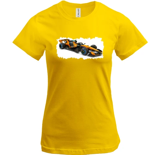 Женская футболка, Желтый, McLaren F1