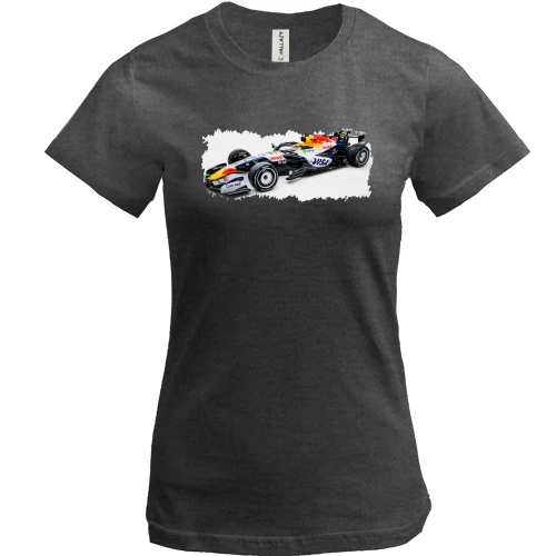 Женская футболка, Серый меланж, RB F1