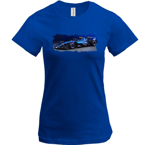 Женская футболка, Синий, Williams F1
